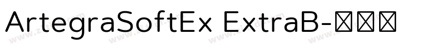 ArtegraSoftEx ExtraB字体转换